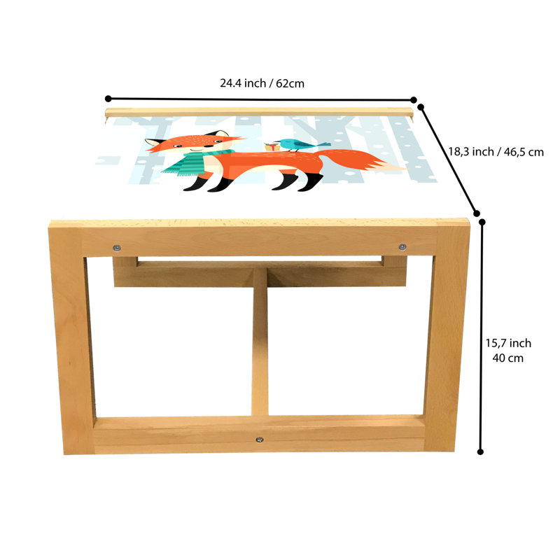 Ryleigh Sled Coffee Table, 62cm H x 46cm W x 40cm D