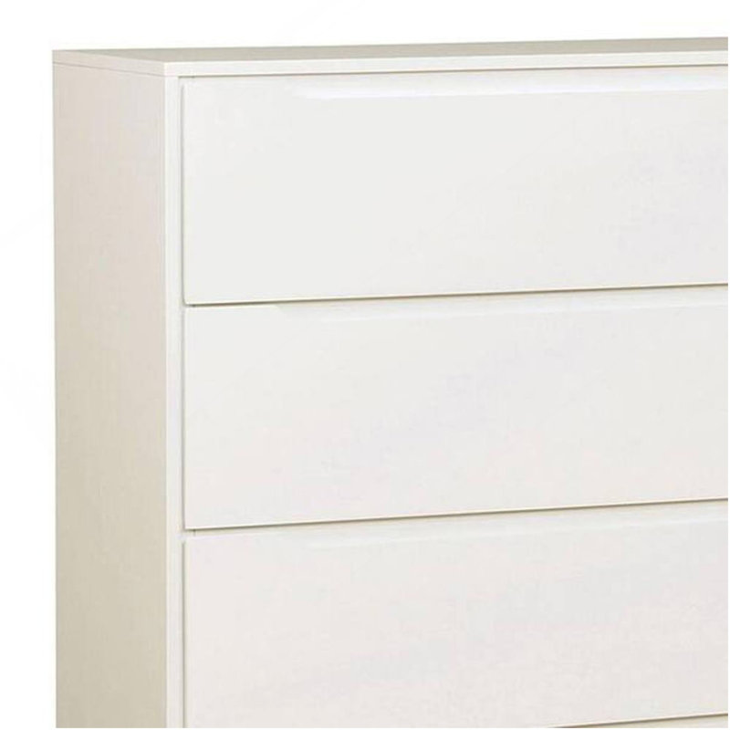Commode moderne moderne Mid-Century, Blanc