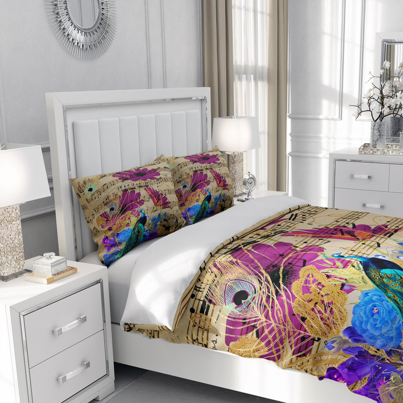 Abstract Duvet Cover, King Duvet Cover + 2 King Shams