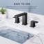 Robinet pour salle de bain à 2 poignées avec drain-89930506