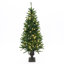 Sapin de Noël artificiel Luxe de 1,5 m dans un pot en bronze rustique
