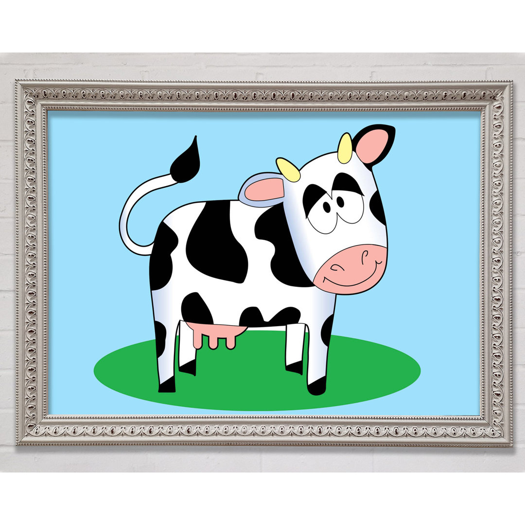 Happy Cow - Bilderrahmen Kunstdrucke