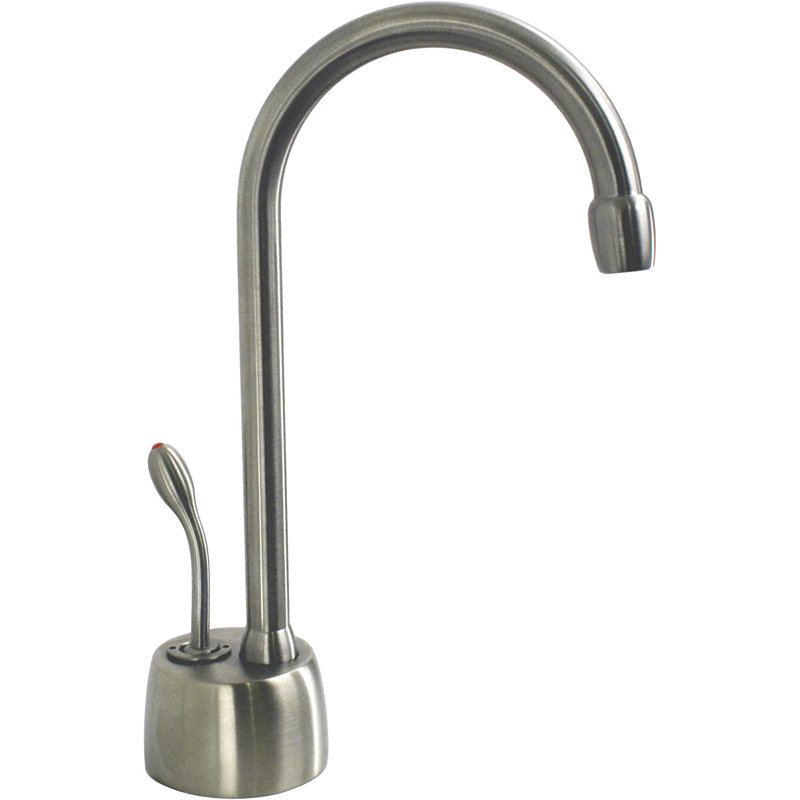 Robinet distributeur d'eau chaude à une poignée 9 po Velosah, Acier inoxydable