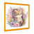 Impression dorée sur toile encadrée