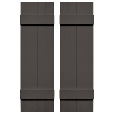 Builders Edge, volets sur mesure TailorMade jointés, volets Board-n-Batten, avec volets à volets
