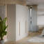 Temar 4 Door Manufactured Wood Wardrobe