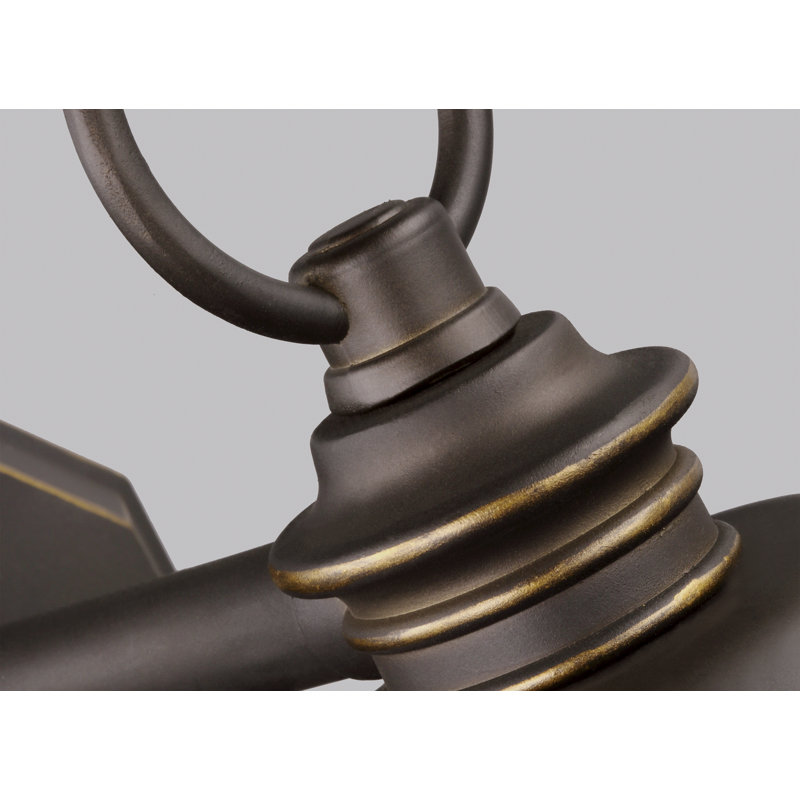 Lanterne murale d'extérieur Calder , Oui, Bronze antique, 12.25" H x 7.88" L x 9.13" D