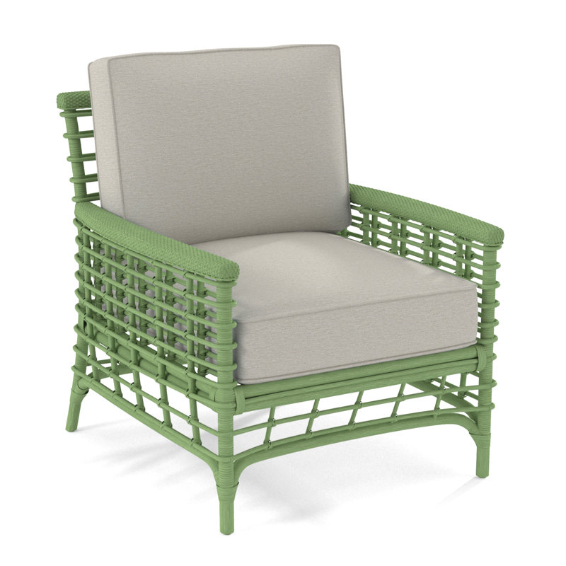 Luca Upholstered Armchair, Kensington Traditional; 0611-66, Celery