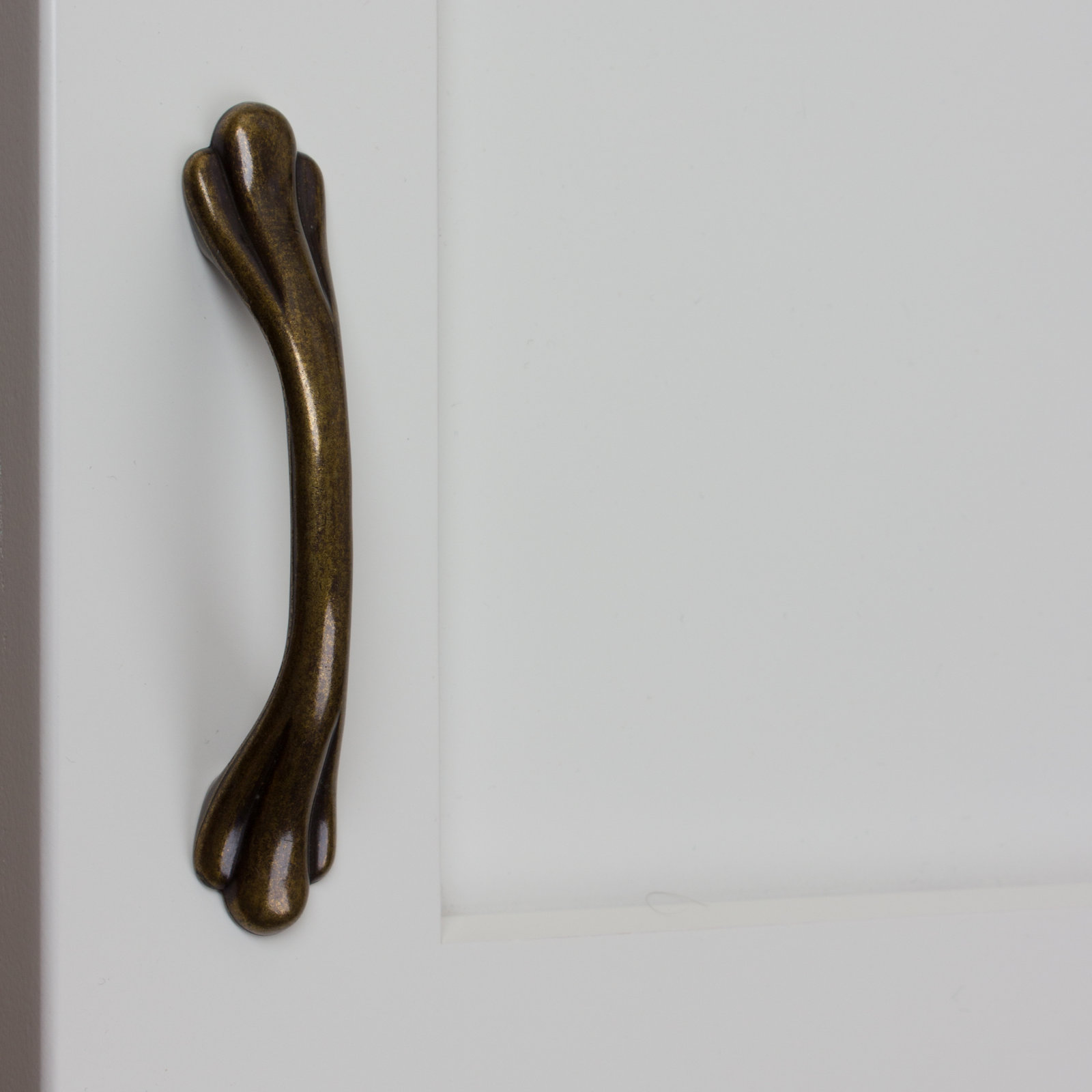 Classic Arch Cabinet Pull, Antique Brass