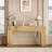 Farmhouse Console Table, Long Wood Entryway Table Behind Couch-1708249415-1708249465