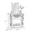 Brown Manufactured Wood Electric Fireplace-1518450999