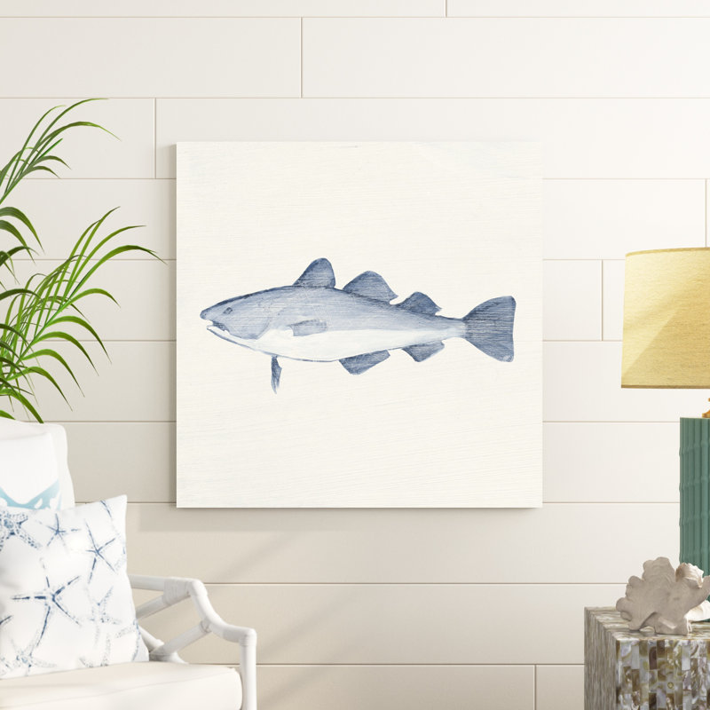 " Fish " Painting Print, 36" H x 36" W
