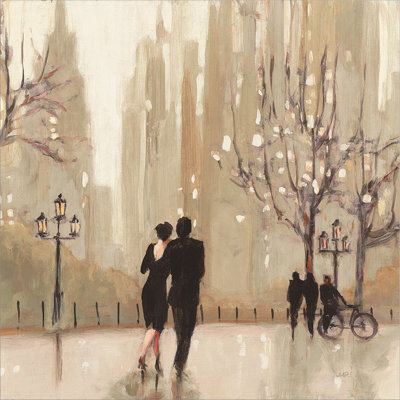 " An Evening Out Neutral " by Julia Purinton Painting Print