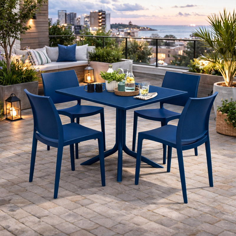 Table carrée 31,5 po Niche Terrace, Navy
