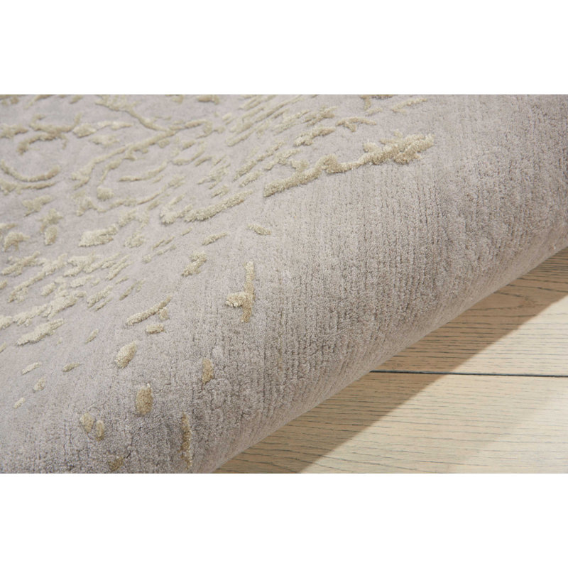 Tapis gris contemporain Paris, Tapis de couloir 2 pi 3 po x 8 pi