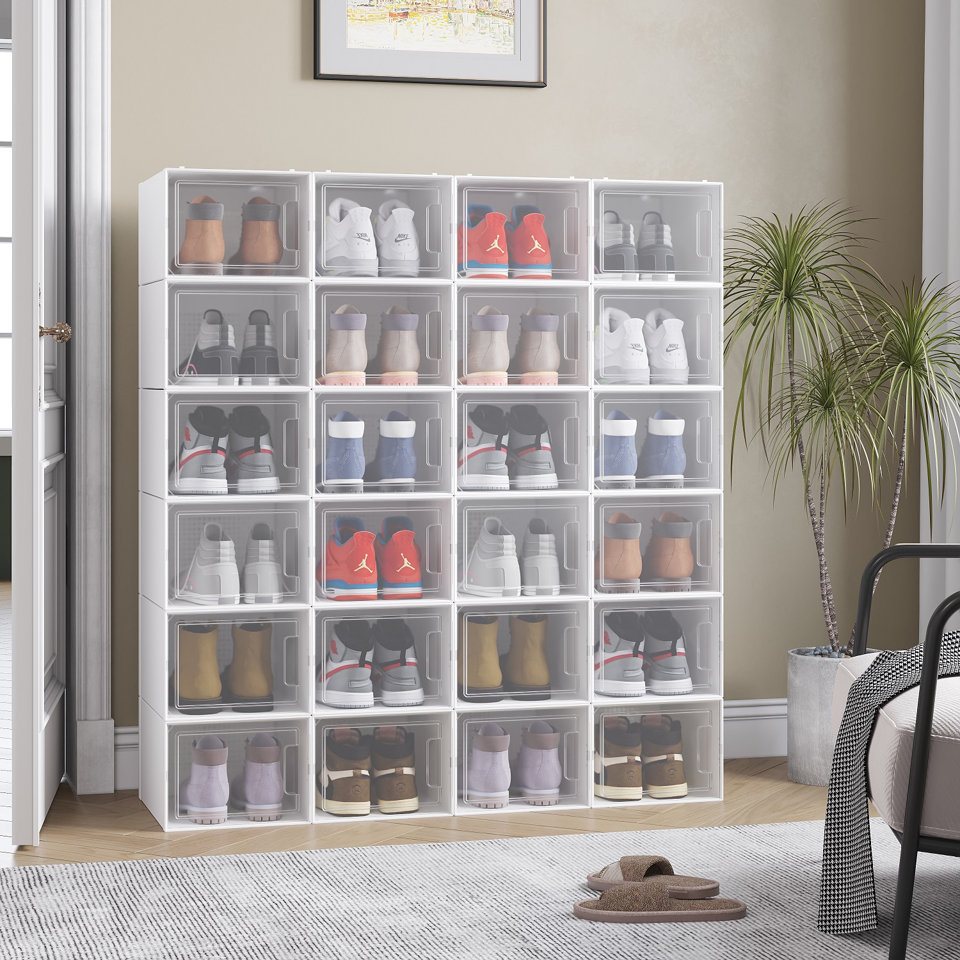 shoe storage boxes & displays