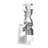 Mamadim Steel LED Armed Sconce-96149931-96149930