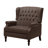 Push Back Recliner Chair Fabric Lounge Armchair Pushback Recliner With Rivet Decoration Wingback Single Sofa Chair With Padded Seat For Living Room, Bedroom 33.25D X 37.75W X 42.5H In-133025050