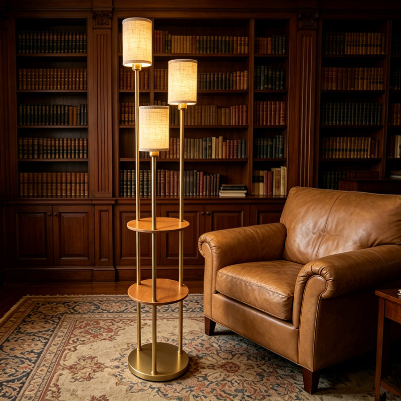 Lampe sur pied 70 po, Gold