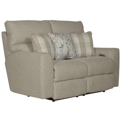 Ardele 62" W Power Reclining Loveseat with Adjustable Headrest