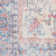 Machine Washable Oriental Blue/Red Area Rug