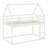 Modern Low Bunk Bed with  Sturdy Ladder