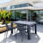 Farrah Square Metal Outdoor Dining Table , 39'' in. W 39'' in. D-2055681799