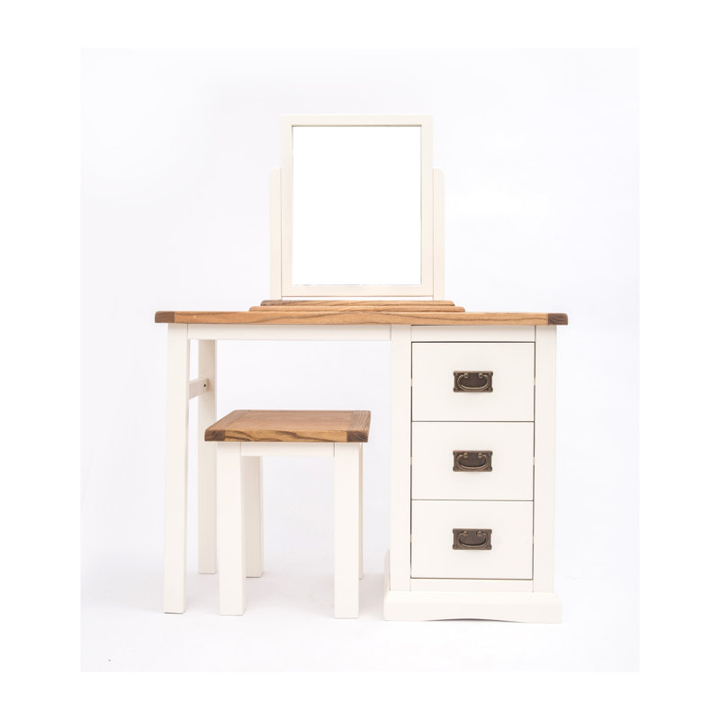 Abshire Dressing Table with Mirror