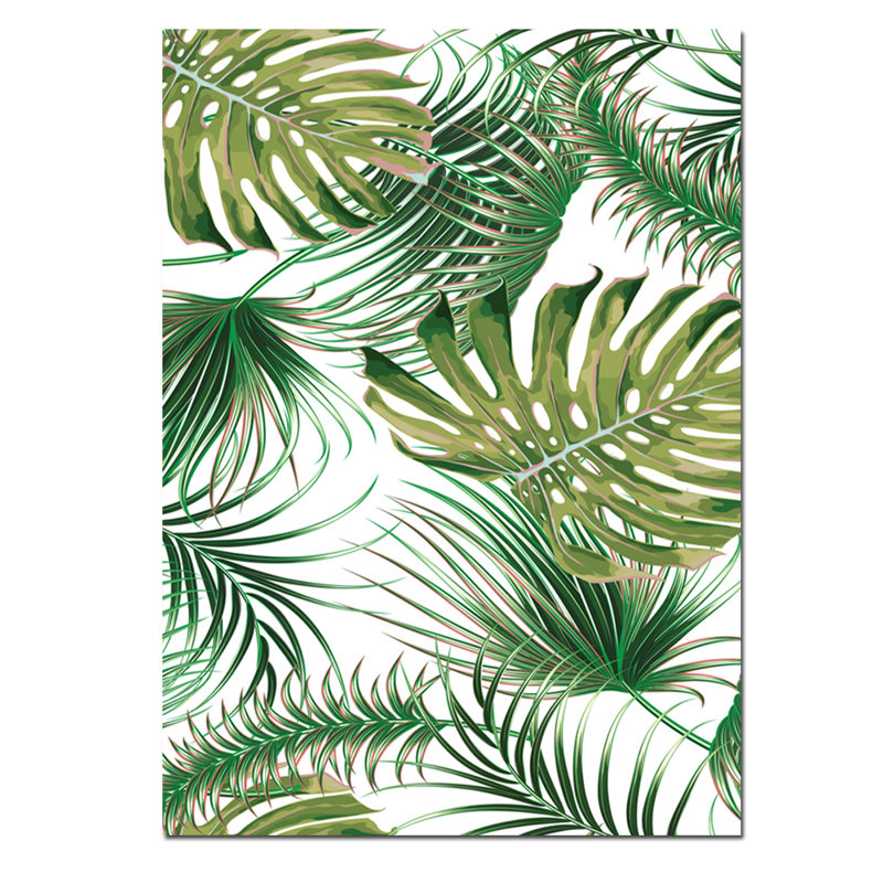 Palm Beachy Painting, Rectangle - 20" H x 16" W x 2.5" D