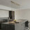 Luminaire suspendu cylindrique à DEL 5 lumières pour îlot de cuisine Baileyton