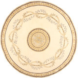 Via Como - 'Scagliola' Round Rug - Size 8' X 8'