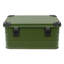 Boîte de rangement verte avec couvercle, 50 litres (13,21 gallons), bac de rangement pour pique-nique, contenant de rangement en alliage d'aluminium pour une utilisation intérieure et extérieure-130837063-130837064
