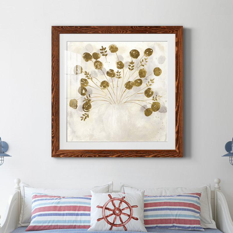 Golden I - Cadre photo, reproduction d'art sur papier, H 31,5 po x l 31,5 po x P 1,5 po, Papier érable