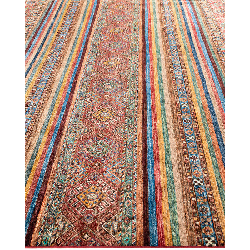 One-of-a-Kind Rectangle 8'2" X 10'3" Hand Knotted Area Rug
