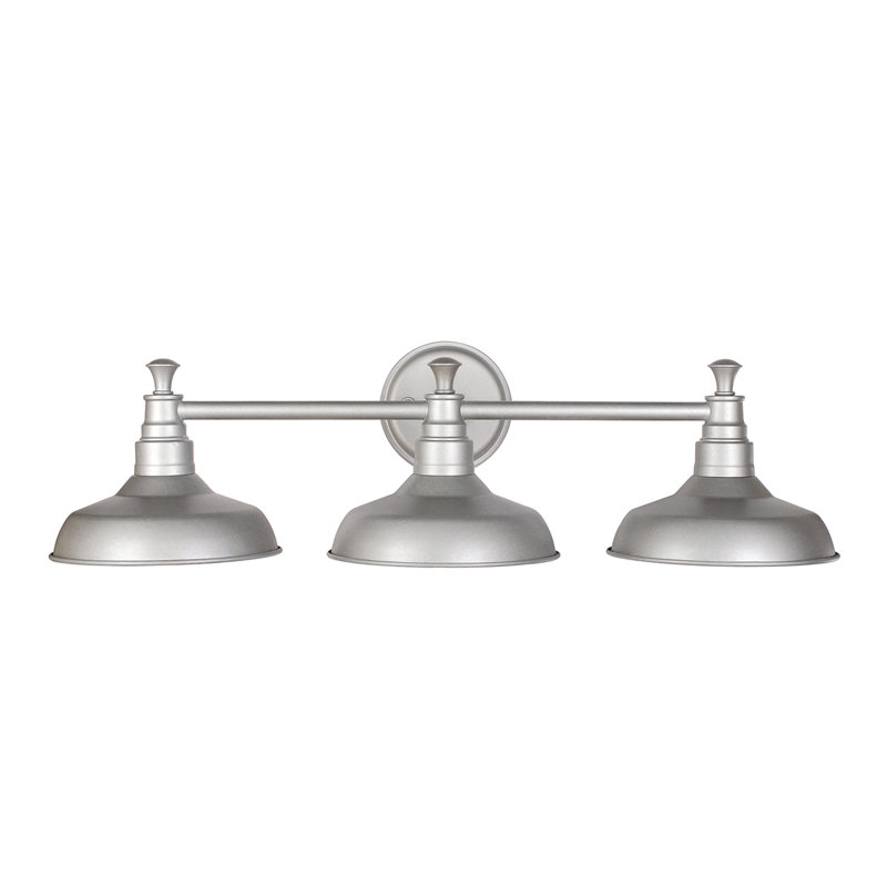 Cathryn 3 - Light Dimmable Vanity Light, Galvanized