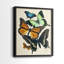 «Collage Butterflies I-Premium», reproduction encadrée prête à accrocher - aucun clou requis - aucun clou requis-841898923-841898915