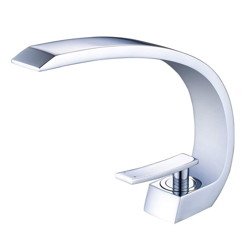 Single Hole Faucet Single-handle Bathroom Faucet, Chrome