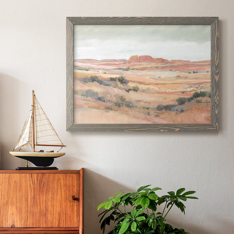 Southwest Landscape II, reproduction d'art sur toile, H 18 po x l 26 po, Noyer
