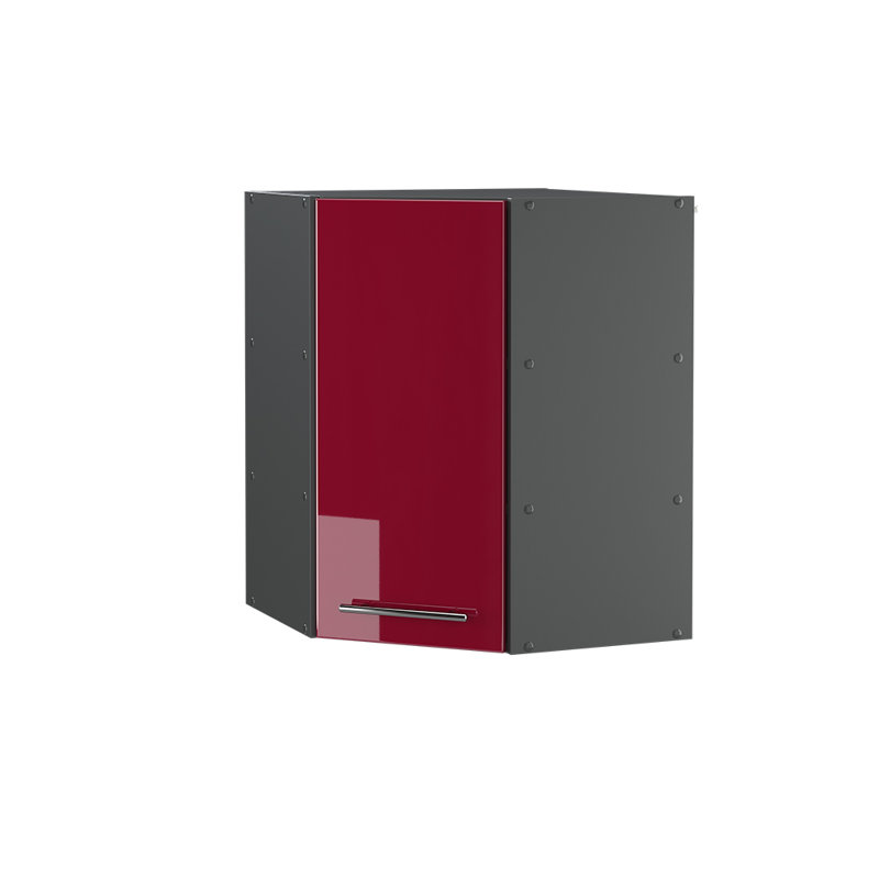Bernardini 229 + front white HGL (46), Anthracite/Bordeaux
