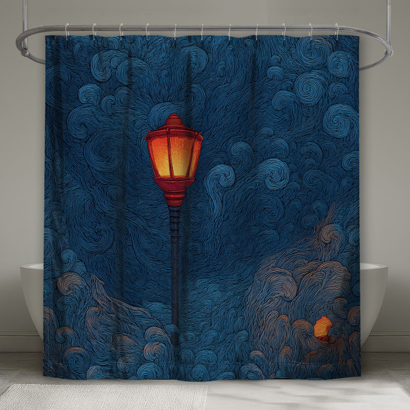 Rideau de douche Streetlight, 70in W x 72in H