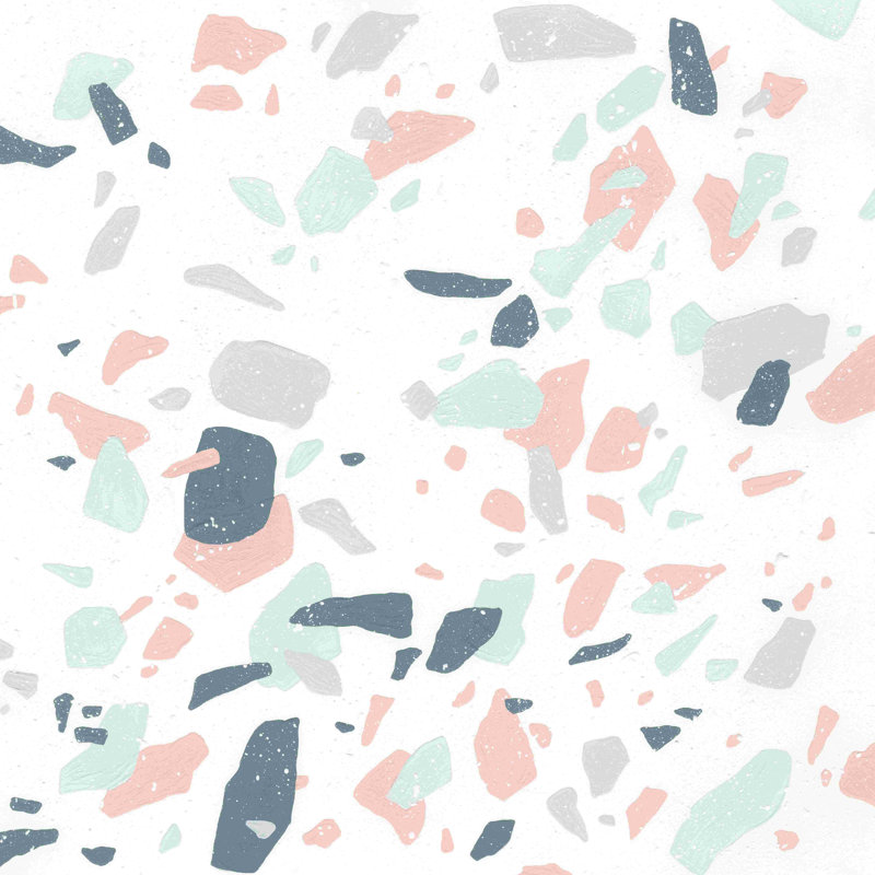 Terrazzo II, H 20 po x l 20 po
