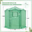 Serre de jardin portative 6,6 x 6,6 pi Hexagon-116302486