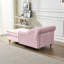 Chaise longue moderne avec revêtement en velours-2054662565