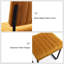 Chaises de salle à manger en porte-à-faux 19,5 po Aveon -1533001026