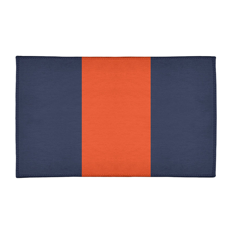 Tapis bleu/orange area, Rectangle 2 pi x 3 pi