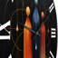 Horloge murale abstraite Sufi Dances-93380195