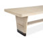 Table de salle à manger à tréteaux avec 4 chaises d'appoint et buffet