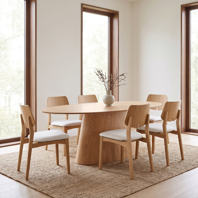 Ena Side Chair, Cream/Domasco