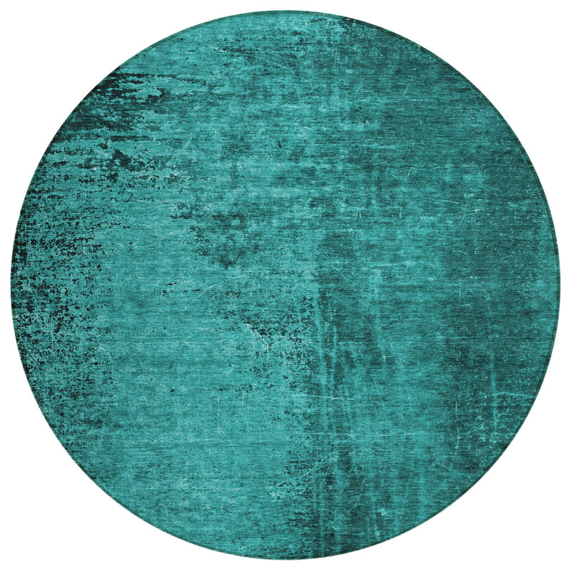 Tapis extérieur rond 8 pi