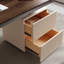 Bureau moderne en bois de luxe moderne et minimaliste avec acier inoxydable-2111315229-2111315228